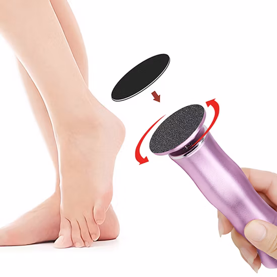휴대용 발 및 손톱 관리 충전식 전기 습식/건식 발 각질 제거제