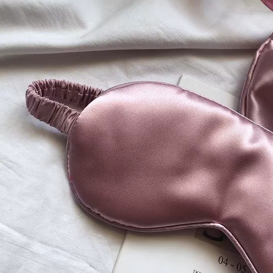 호화스러운 선물 주문 상표 여행 19mm 100% 뽕나무 순수한 실크 눈 가면 자기