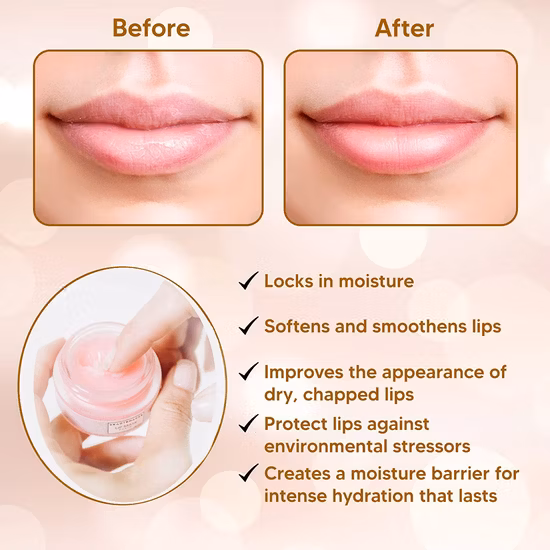 뜨거운 판매 깊은 수분 공급으로 손상된 100% 천연 콜라겐 수면 립 마스크